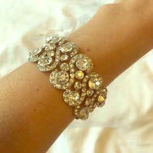 CZ Silver Adjustable Bracelet